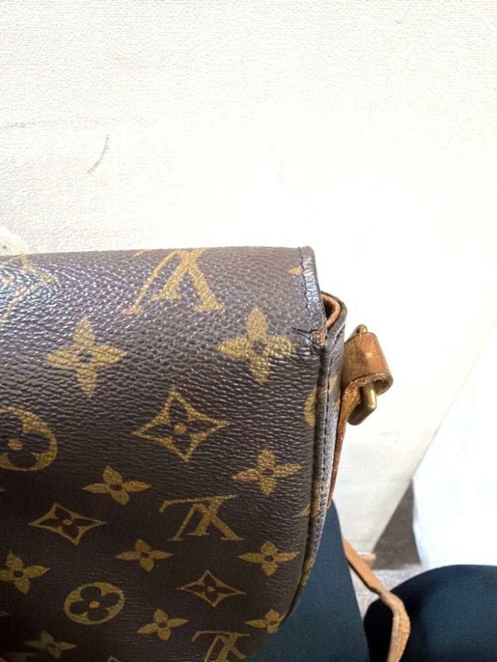 LOUIS VUITTONI Chantilly MM Shoulder Bag Monogram Leather Brown M51233 38YH987 - Picture 8 of 14